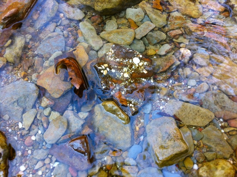 Conglomerate in stream